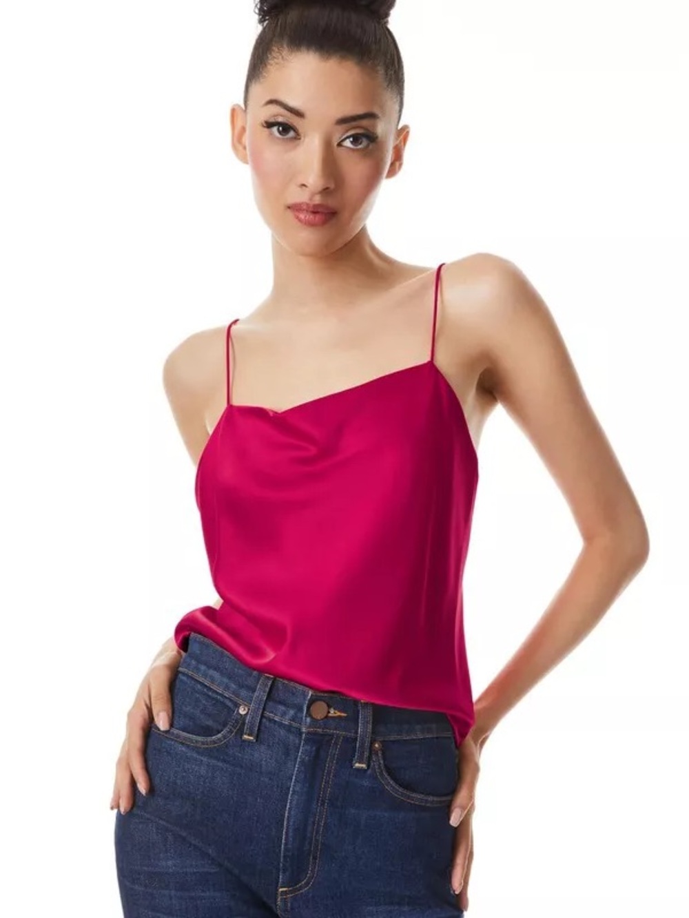 Alice + Olivia Harmon Draped Silk Top (New with Tags!)